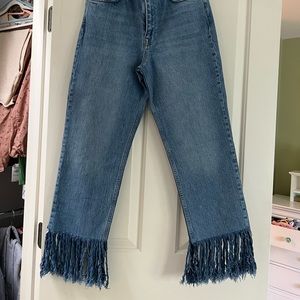 Upcycled custom jeans, size 27